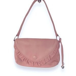 Y2k romantic ruffle Love cat leather shoulder bag Valentine’s edition